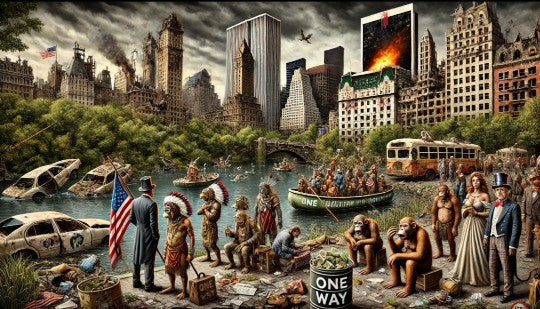 "Monkey Capitalism: Refugees and Bankers in the Same Boat"