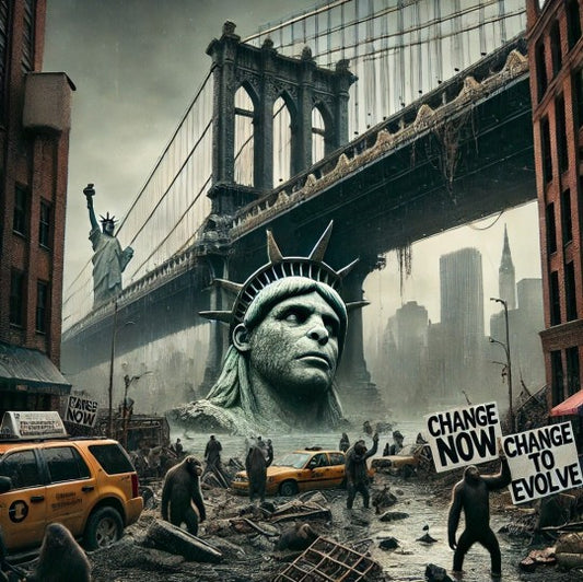 "Liberty in Ruins: A New York Dystopia"